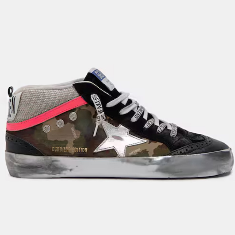 Golden Goose camouflage LTD Mid-Star sneakers